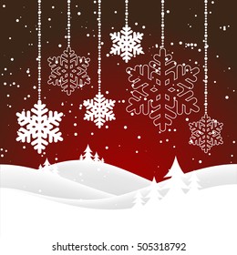 Winter background with snow. Christmas snow surface. vector illustration