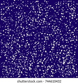 Winter background with  snow falling. Decorative element for your designs - posters, banners, menu, wrapping paper, textile print. Vector illustration.