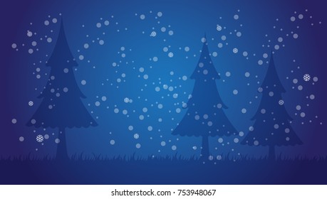 winter background with snow , merry christmas 