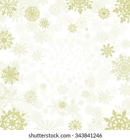  winter background with snowflakes art snow vector