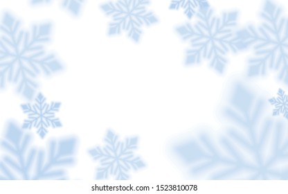 Winter background with snowflakes. Background design for winter, christmas and new year holidays.Decoration of holiday posters, invitations, greetings.  Isolation. Vector illustration