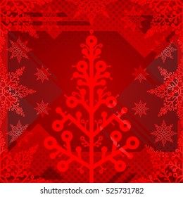 Winter background with snowflakes. Winter frame. Winter template. Christmas frame. Christmas background. Christmas template. 
