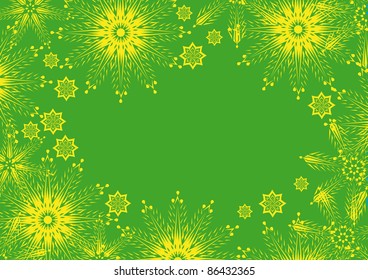 winter background with snowflakes. illustration