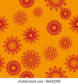 winter background with snowflakes. illustration