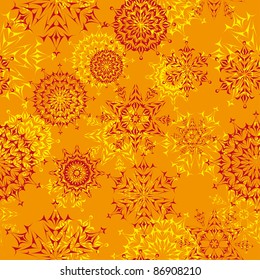 winter background with snowflakes. illustration