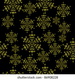 winter background with snowflakes. illustration