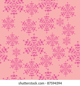 winter background with snowflakes. illustration