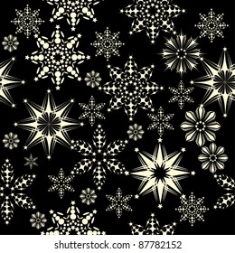 winter background with snowflakes. illustration