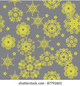 winter background with snowflakes. illustration