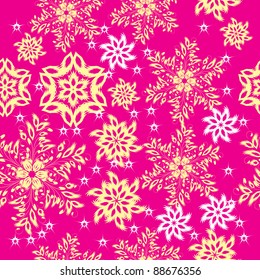 winter background with snowflakes. illustration