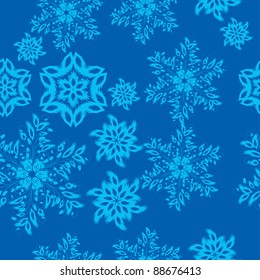winter background with snowflakes. illustration