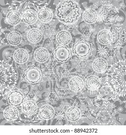winter background with snowflakes. illustration