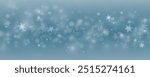 Winter background, snowflakes on a beautiful background, Christmas background for cards, snowfall. Snowy nature landscape, winter dust png.