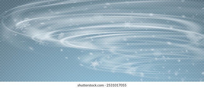 Fondo de invierno, copos de nieve sobre un hermoso fondo, fondo de Navidades para tarjetas, nevada. Paisaje de la naturaleza nevada, polvo de invierno png. Ventisca, viento, huracán, ventisca.