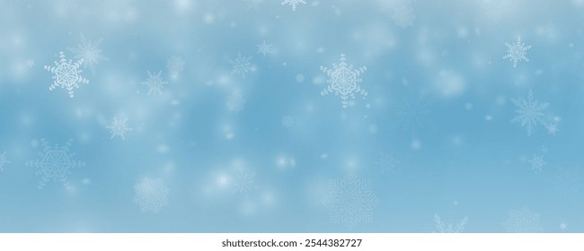 Fondo de invierno, copos de nieve sobre un hermoso fondo, fondo de Navidades para tarjetas, nevada. Paisaje de la naturaleza nevada, polvo de invierno png.
