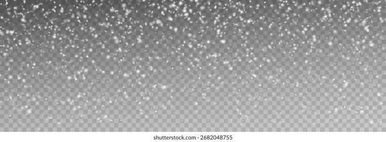 Fundo de inverno, flocos de neve em um fundo bonito, fundo de Natal para cartões, queda de neve. Paisagem natureza nevado, png de poeira de inverno.