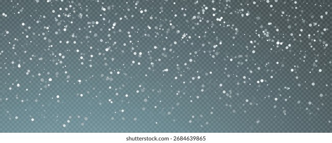 Fundo de inverno, flocos de neve em um fundo bonito, fundo de Natal para cartões, queda de neve. Paisagem natureza nevado, png de poeira de inverno.