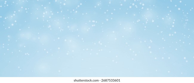 Winter background, snowflakes on a beautiful background, Christmas background for cards, snowfall. Snowy nature landscape, winter dust png.