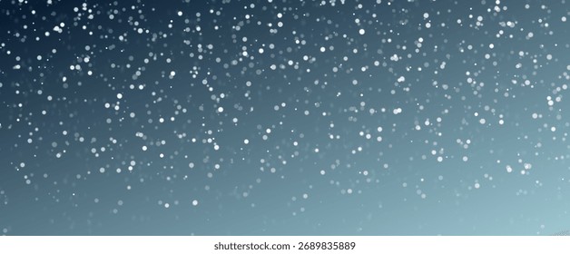 Winter background, snowflakes on a beautiful background, Christmas background for cards, snowfall. Snowy nature landscape, winter dust png.