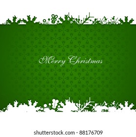 Winter background with snowflakes for your text