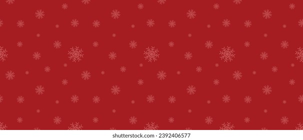 Fondo de invierno. ¡Está nevando! Se están cayendo copos de nieve sobre fondo azul oscuro. Ilustración vectorial.
