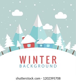 Winter Background Snowy