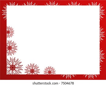 Winter  background with stars and snowflakes.