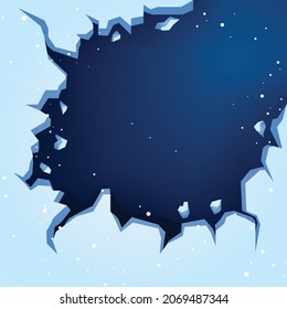 A Winter background template
with copy space
