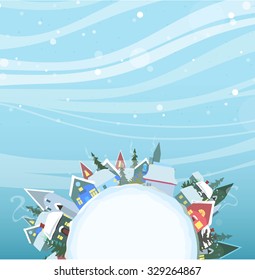 winter background. Vector