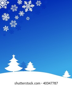 Winter background VECTOR