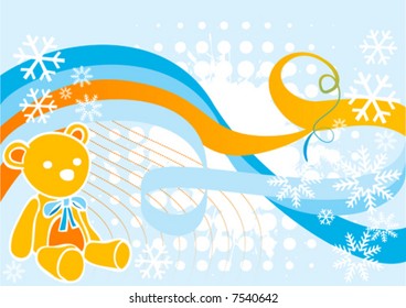 winter background vector