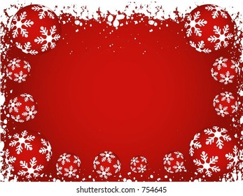 Winter background - vector