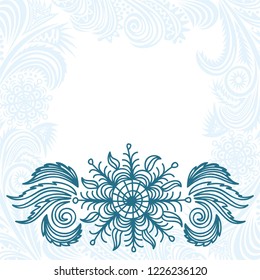 Winter background. Vector illustration