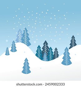 Winter Background Vector Illustration Vector Design Images