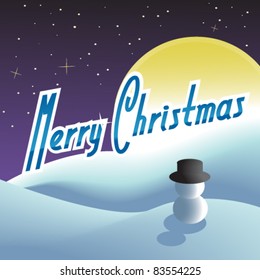 Winter background,christmas theme. (vector)