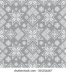 Winter backgrounds. Vector seamless pattern.