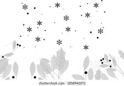 nieve blanca y negra de invierno