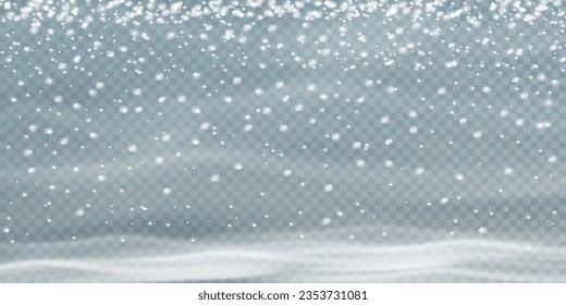 
Winter blizzard with sparkles, falling snow with snowflakes and blizzard. Illustration. Light, dust, winter, blizzard, Christmas, vector. The effect of a winter storm, snowfall, ice.