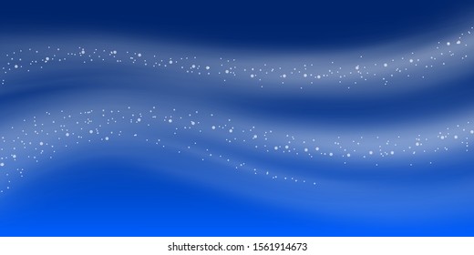 Winter blue background, blizzard. Vector illustration, EPS10