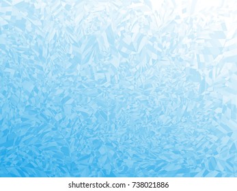Winter blue frost background with copy space. Eps8. RGB Global colors