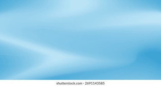 Fondo de degradado azul de invierno. Navidades azul blanco paisaje nevado bg. Transiciones suaves de la onda fluida. Para presentaciones corporativas. Vector
