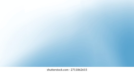 Winterblauer Farbverlauf-Hintergrund. Weihnachten blau weiß verschneiten Landschaft bg. Sanfte Übergänge in Fluidwellen. Vektor eps10	