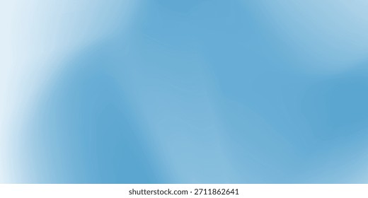 Fondo de degradado azul de invierno. Navidades azul blanco paisaje nevado bg. Transiciones suaves de la onda fluida. Vector eps10	
