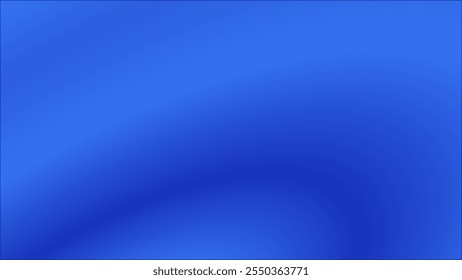 Fondo de gradiente azul de invierno. Telón de fondo de Anuncio de nieve de viento de cielo líquido de temporada de Festiva. Ambiente fresco de atmósfera congelada. Navidades de temporada de fondo estético ondulado en colores azul oscuro. Ilustración vectorial