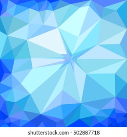 Winter blue ice background
