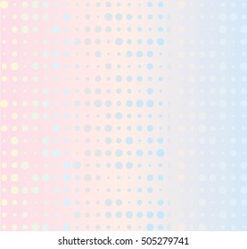 winter blue and pink background with light blue  circles