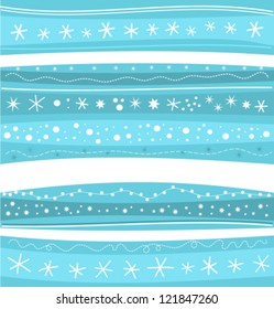 Winter blue texture - vector illustration