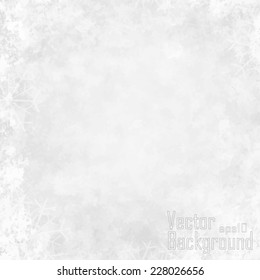 winter bokeh background with snowflakes