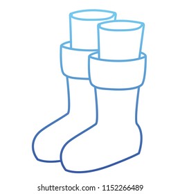 winter boots accessory icon