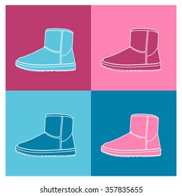 winter boots icon